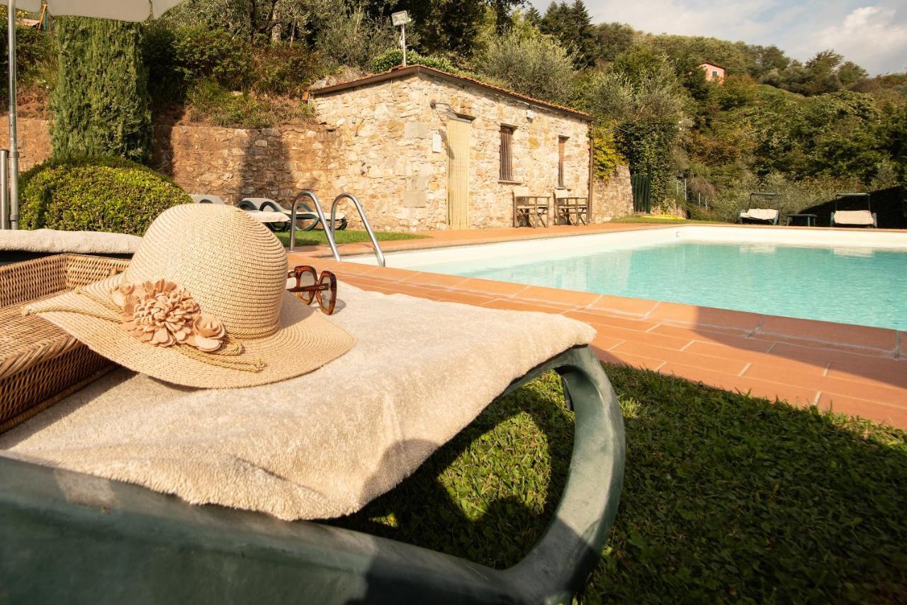 Casetta Di Butia, Ginestra Apartment With Swimming Pool Borgo a Mozzano Kültér fotó