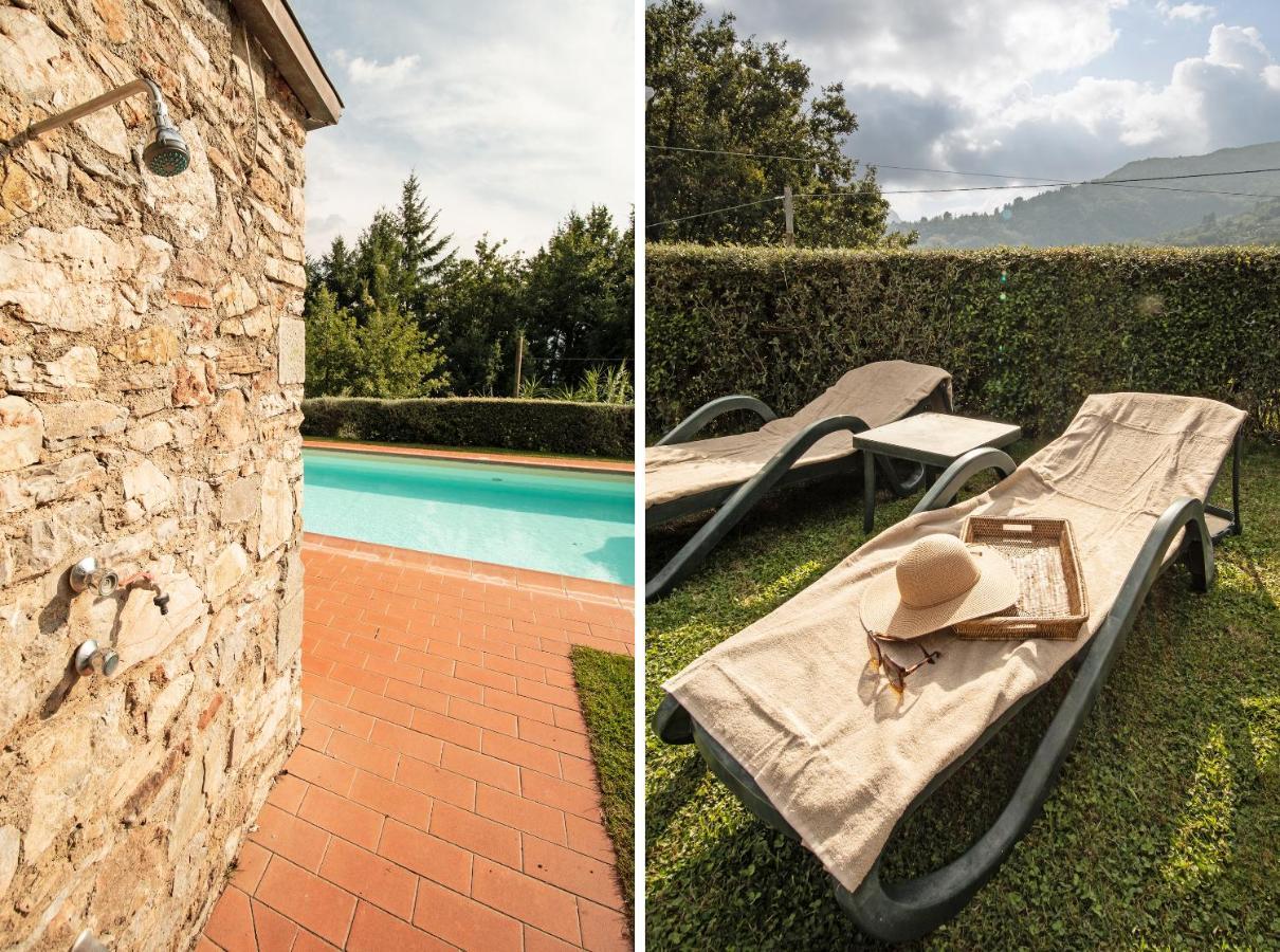 Casetta Di Butia, Ginestra Apartment With Swimming Pool Borgo a Mozzano Kültér fotó