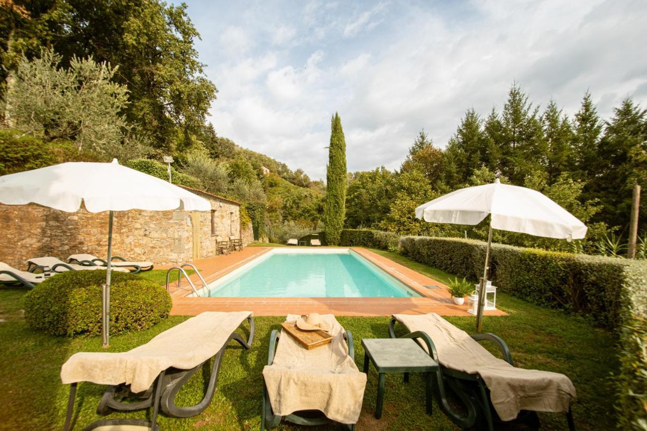 Casetta Di Butia, Ginestra Apartment With Swimming Pool Borgo a Mozzano Kültér fotó