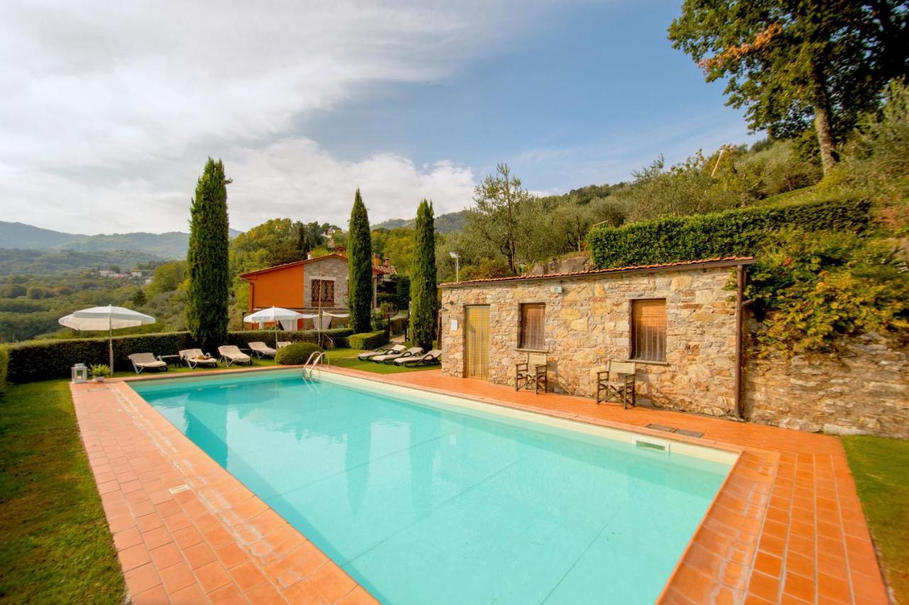 Casetta Di Butia, Ginestra Apartment With Swimming Pool Borgo a Mozzano Kültér fotó